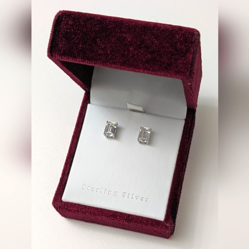 Sterling Silver Cubic Zirconia Earrings